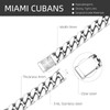 SytsLNKXXX Cuban Link Chain Bracelet for Men- 316L Stainless Steel