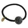 VingTAINE H-907 Rhinestone Ball Hair Elastic Bijou Hemisphere Hair Accessory,