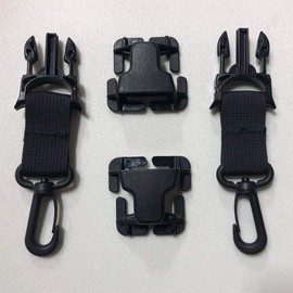 Bartact PALS/MOLLE Acetal Swivel Hook Every Which Way Quick Side Release Buckle Kit (Pair of 2)