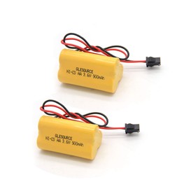 GLESOURCE 3.6V 900mAh Emergency/Exit Light Battery Compatible for Lithonia ELB B001 ELBB001 ELB-B001 Lithonia EU2C M6 LED Emergency Light Interstate ANIC1566 Unitech 0253799(2 Pack)
