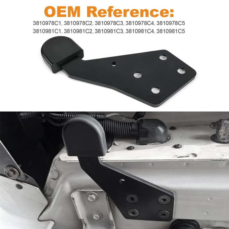 Hood Guide Poly RH Passenger Side IHC HLK2733R Compatible with