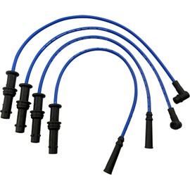 High Performance Racing Spark Plug Wires Compatible with Subaru Impreza Legacy SOHC 2.2L H4 EJ22E EJ22EZ 1997-1998
