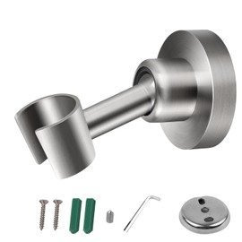 MYLERCT Shower Head Holder, Stainless Steel, Ball Swivel Adjustment, Shower Head Holder, Shower Holder with Screws