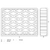 BGS 7006 Rubber Pad for Lifting Platforms 160 x 120