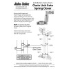 Jake Sales Chain link Gate Spring Closer - Self Closing