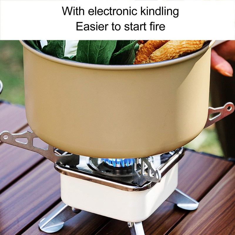 Portable Butane Gas Stove Single Burner Ultra Mini for Outdoor