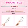 BQAN 2Pcs Dual-ended Nail Art Sculpture Pen, Silicone Nail Art