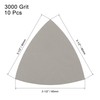 sourcing map Triangular Sandpaper Hook and Loop Triangle Sanding Pad