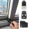PINGPINGXIE Glass Window Safty Lock ，Slider Windows Stopper，Sliding Window Locks，Zinc