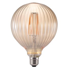 Nordlux AVRA BRAUNE FILAMENT-Leuchtmittel, Glas Metallbeschlag, E27, 2 W, 18 x Ø13.5cm