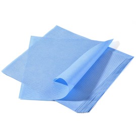 JMU Autoclave CSR Sterilization Wrap 15" x 15", 50pcs SMMS Non-Woven Sterilization with Steam & EO, 60g Blue Non-Sterile Pads