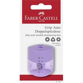 Faber-Castell Pastel Purple Double Handle Pencil Sharpener 183186