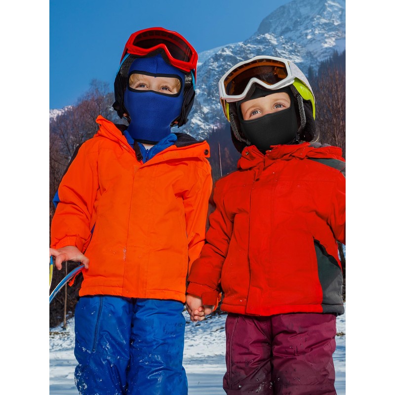 Geyoga 3 Pieces Kid Balaclava Ski Mask Winter Balaclava Hat