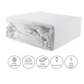 ComfortCare, Supersoft Hypo-allergenic Microfibre Fully Encased Mattress Protector, Single.