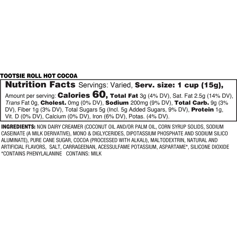 Tootsie Roll Hot Cocoa, Premium Creamy Hot Chocolate Pods, Compatible