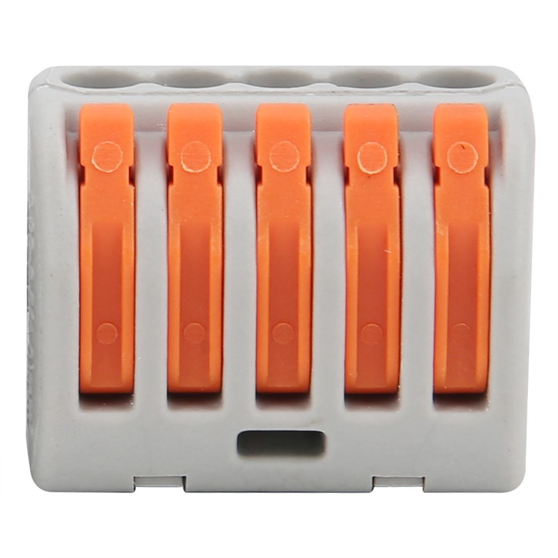 50Pcs Push Wire Wiring Connector Mini Fast Compact Connect Terminal