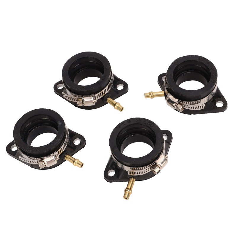 4 Pcs Carburetor Intake Manifold Boots 16065‑028 Rubber Inlet Joint