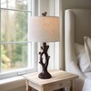 OYEARS 25" Farmhouse Table Lamp Set of 2 for Living