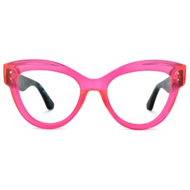 Zeelool Stylish Cat Eye Blue Light Blocking Glasses for Women Rosalee ZJGT701440-06 Pink