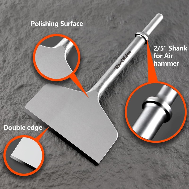 4" x 7.5" Air Hammer Chisel Pneumatic Chisel 0.401 Inch