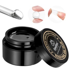 Beetles Gel Nail Polish Kit with UV Light 46 PCS 25 Colors with Beetles Solid Nail Glue Gel for False Nail Tips, 15g Strong Adhesive Nail Glue