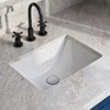 18W" x 13D" Undermount Bathroom Sink, Los Flexi Compact Rectangular