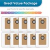 (10 Pack) Rv30 Max Plus Replacement Dust Bags Compatible With
