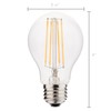 Revel LED 6W Dimmable Light Bulb (60W Replacement), Warm White