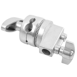 Foto&Tech Metal 2.5-inch Swivel Head Grip Holder, Heavy Duty Mounting Adapter for Light Stand, Multi Functional Boom Extension Arm, Lighting Photography Equipment with 1/2 1/4 3/8 5/8 Inch Mount