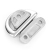 Atibin Heavy Stainless Folding Pad Eye Sail Steel D Ring