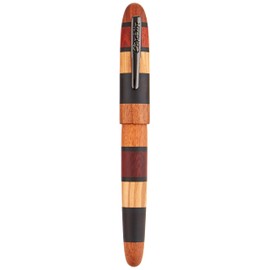 Conklin All American Quad Wood Limited Edition 398 Rollerball Pen - A Luxury Pen for Journaling, Autographs, and Memorable Gifts on Any Occasion