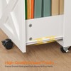 HOOBRO 2 Drawer File Cabinet with Lock, Under Desk Mobile