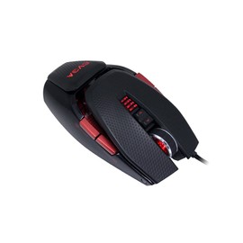 EVGA TORQ X10 901-X1-1103-KR mouse láser con cable para juegos personalizable/8200 DPI/5 perfiles/9 botones/ambidiestro (reacondicionado)