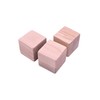 IVEI DIY Pine Wood Cube Paper Weights - Set of