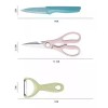 RIVERSOFY Juego De 6 Cuchillos Cocina Profesionales Acero Inoxidable