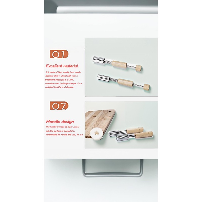 Honwor Stainless Steel Mini Cookie Cutters and Vegetable Cutter Shapes