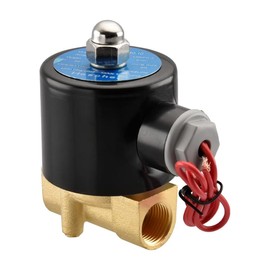 Heschen Brass Solenoid Valve 2W-040-10 Direct Acting 220 VAC PT3/8 Normally Closed Compressed Air Water Water Air