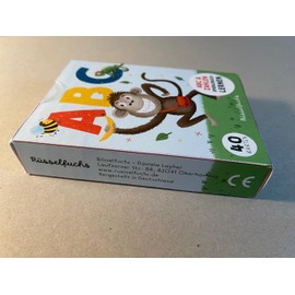 ABC Lernen - ABC Karten für Kinder (DIN A7) - Buchstaben Karten - Lernkarten für Vorschule und Grundschule - Alphabet Lernen