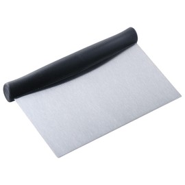 hobbyme Bench Scraper Multi-Purpose Dough Cutter Bench Scraper Stainless Steel Dough Pastry Bench Cutter Scraper For Bread Pizza