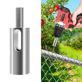 for EZ Twist Ties 9 Gauge Drill Chuck Tool, Compatible with 3/8" Power Drills, Designed for Quick and Efficient Fixing of Chain Link and Loop Fences, Use In Chain Link Fence Construction and Repairs