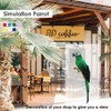 ZYWUOY Simulation Parrot, Artificial Fake Parrot Lifelike Feathered Bird Imitation