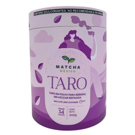 Taro Para Bebidas 200g Sin Azúcar Refinada Ni Lácteos. Polvo para Bebidas y Frappes  Matcha México                                                    