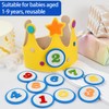 Birthday Crown Hat with 0-9 Number Signs, Adjustable Birthday Crown,