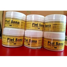 PIEL SANA 6er PACK GESUNDE HAUT ANTI JUCKEN & SKIN HELLHTENING CREME / BLEICHENCREME