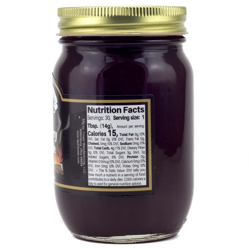Amish Wedding Raspberry Chipotle Sauce, 16 Ounce Glass Jar