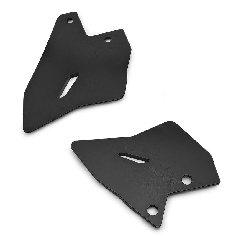LEDISHUN Motorcycle Front Footpeg Protection Cover Foot Peg Footrest set