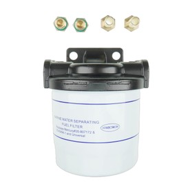 IEQFUE 802893Q01 Fuel Water Separator Kit Compatible with Sierra 18-7848-1 Mercury 35-802893Q4 35-807172A4 35-55501 35-57250 35-806771 35-802893T 35-802893Q