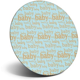 Destination Vinyl ltd Magnet for Refrigerator, Fridge - Cute Baby Themed Blue Pattern Print for Office, Cabinet and Whiteboard, Magnetic Stickers, 44755