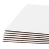 Golden State Art, 25 Pack 11x14 One-side White Corrugated Cardboard