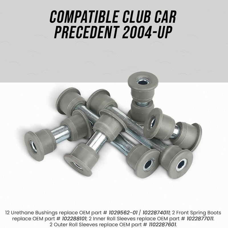 Huskey Club Car Precedent Front Lower Spring & Upper A-Arms